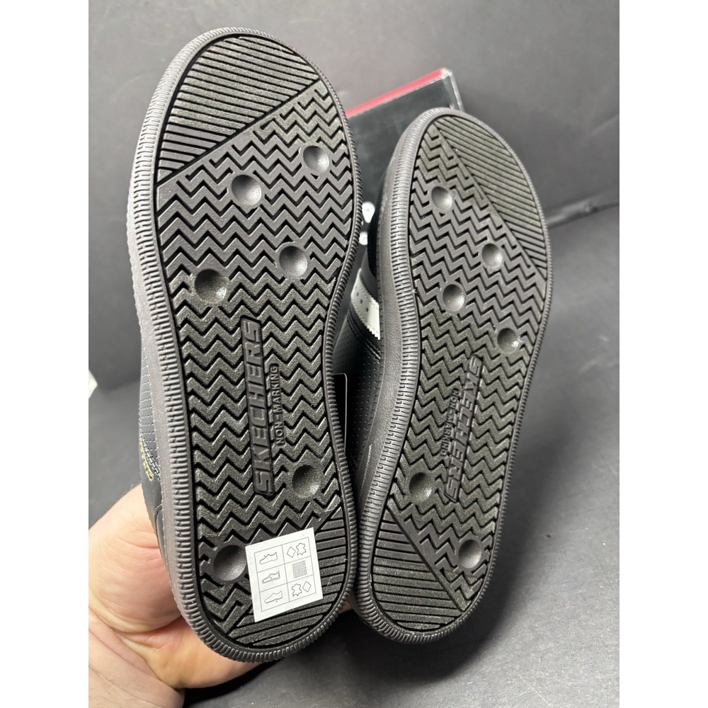 Skechers Los Angeles Zinger Street Black & White Sneaker 405730L, Youth Kids 2 - Picture 4 of 6